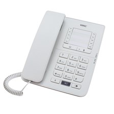 Karel TM-142 Kablo Masa Telefonu Beyaz 10 Hafıza Tuşlu, Estetik Görünümlü Analog Telefon