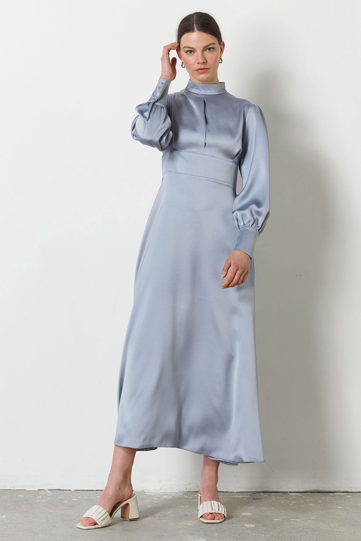Ella Dress - Gümüş