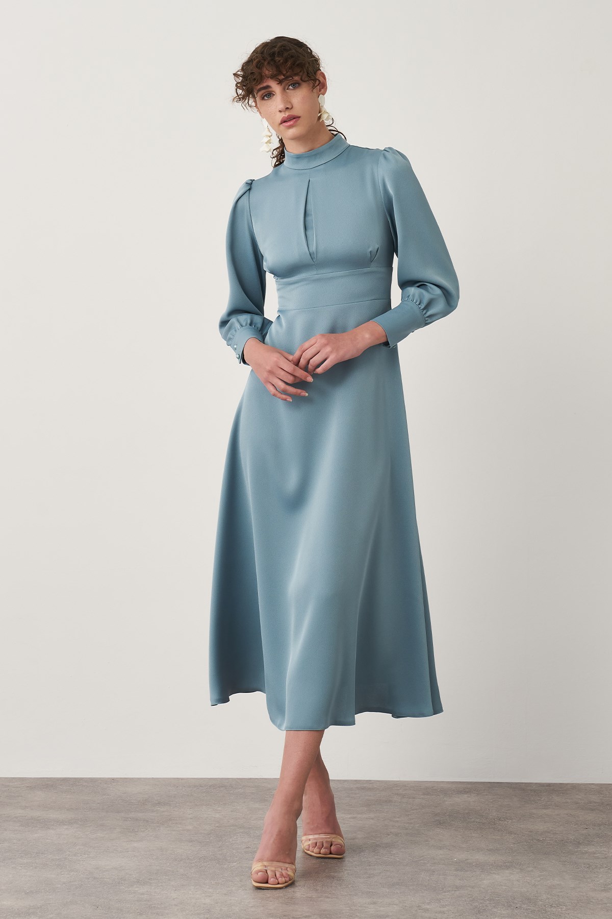 Ella Dress - Su Yeşili