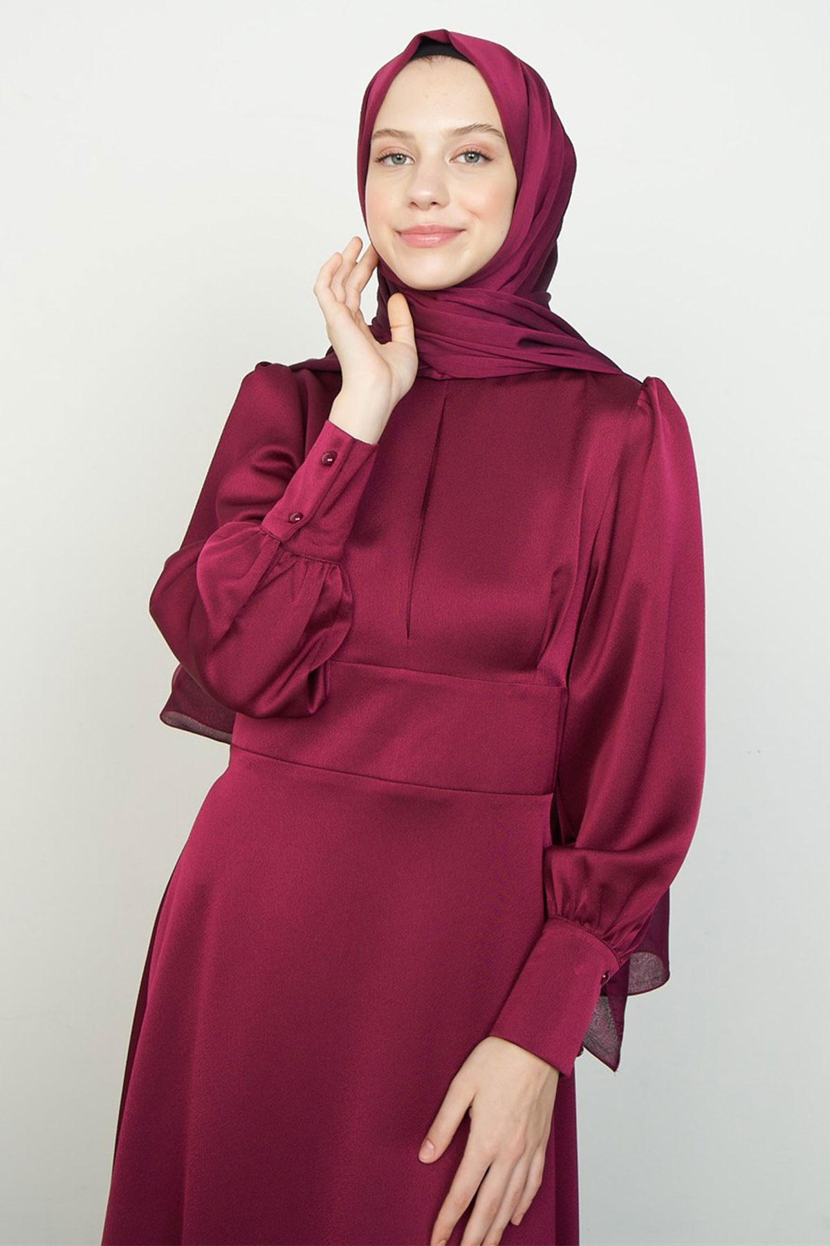 Ella Dress - Vişne Çürüğü