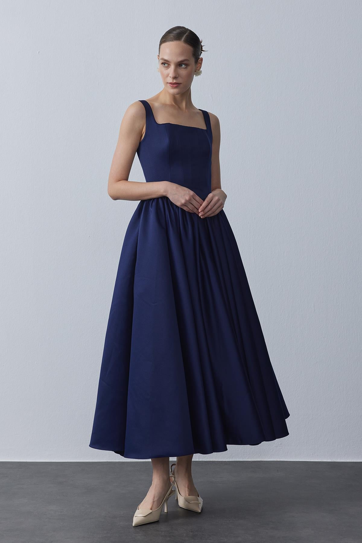 Bella Dress Lacivert