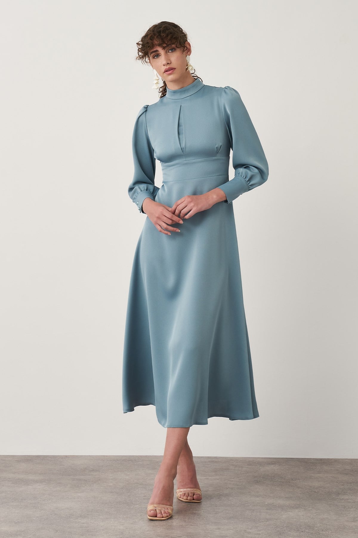 Ella Dress - Su Yeşili