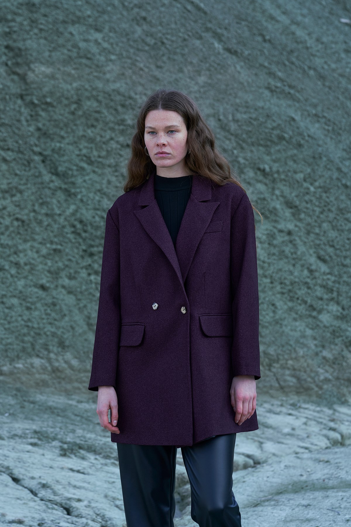 Keylook Ceket - Bordo