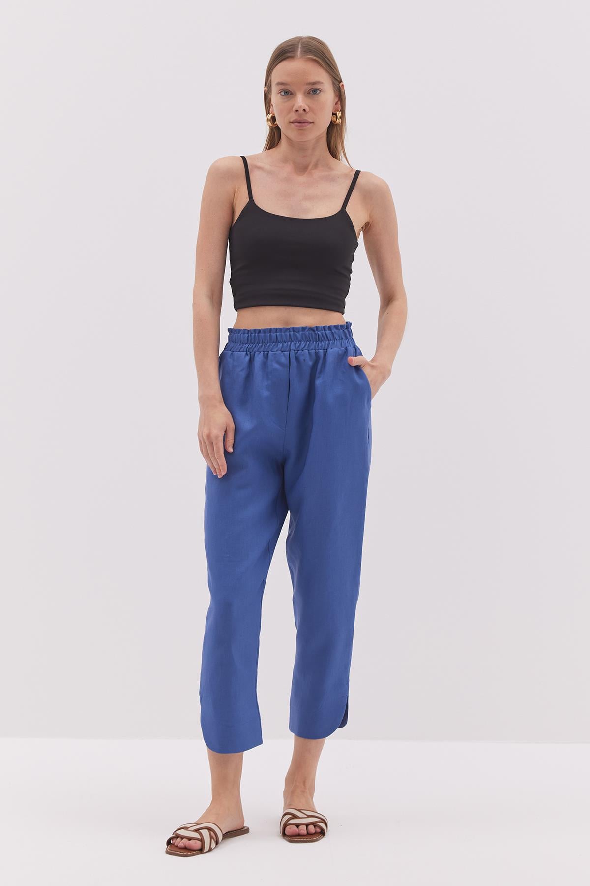 Linen Oval Kesim Pantolon