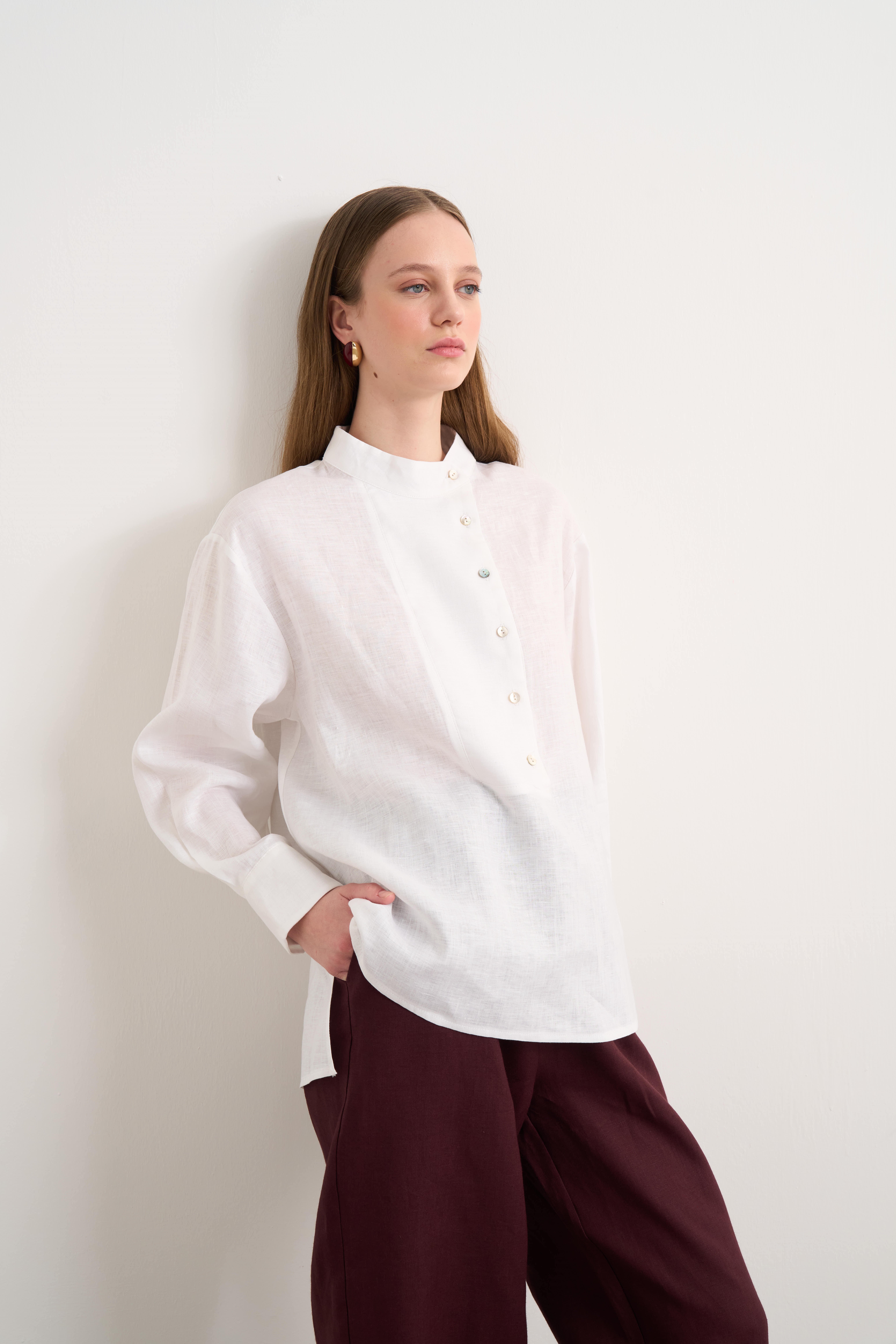 linen paty gömlek