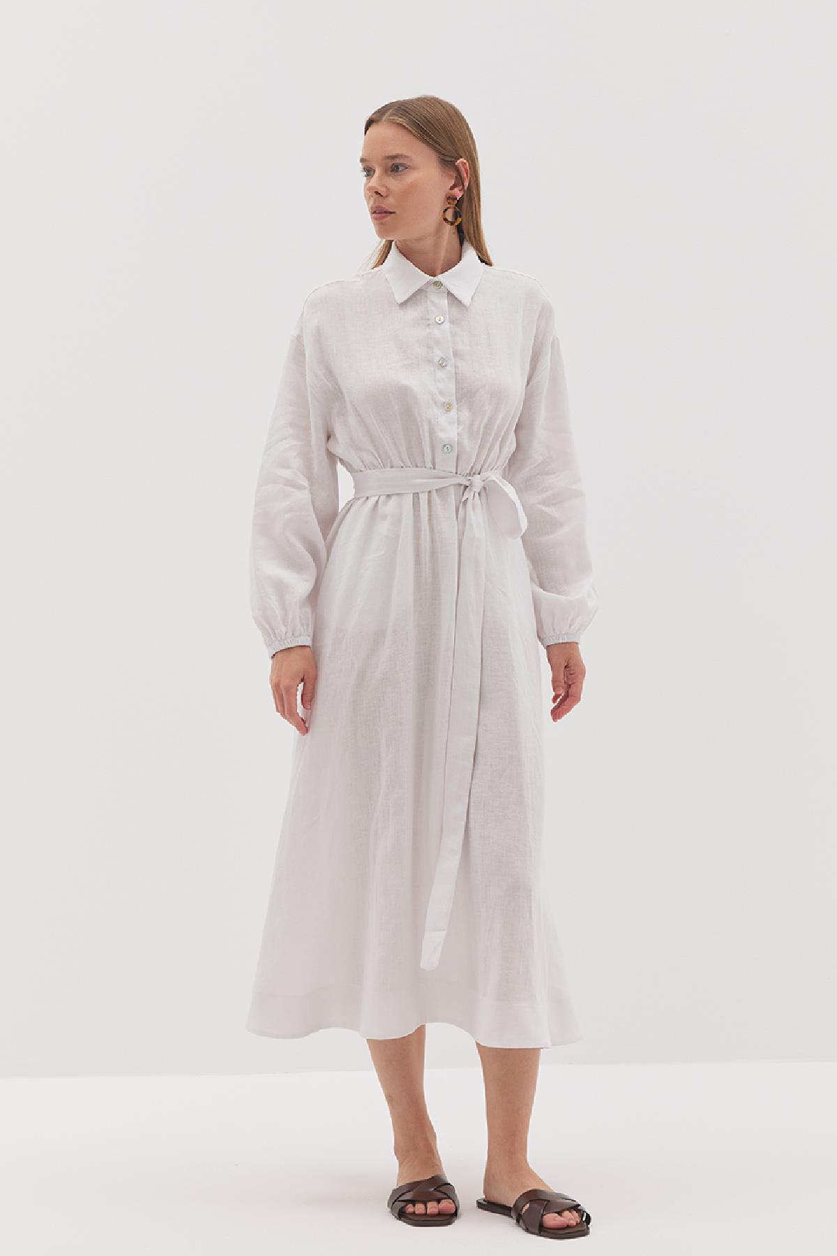 Linen Sport Elbise