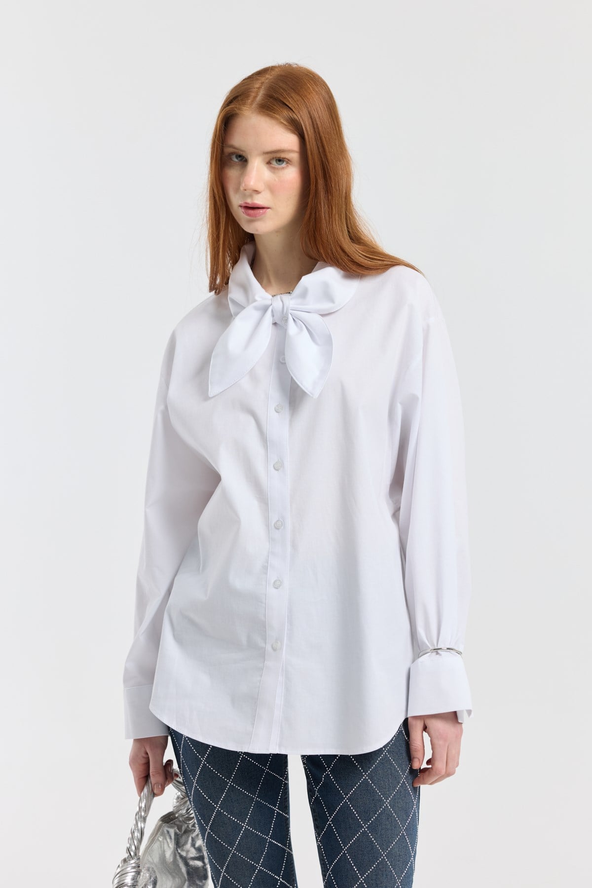 Poplin Gömlek Beyaz