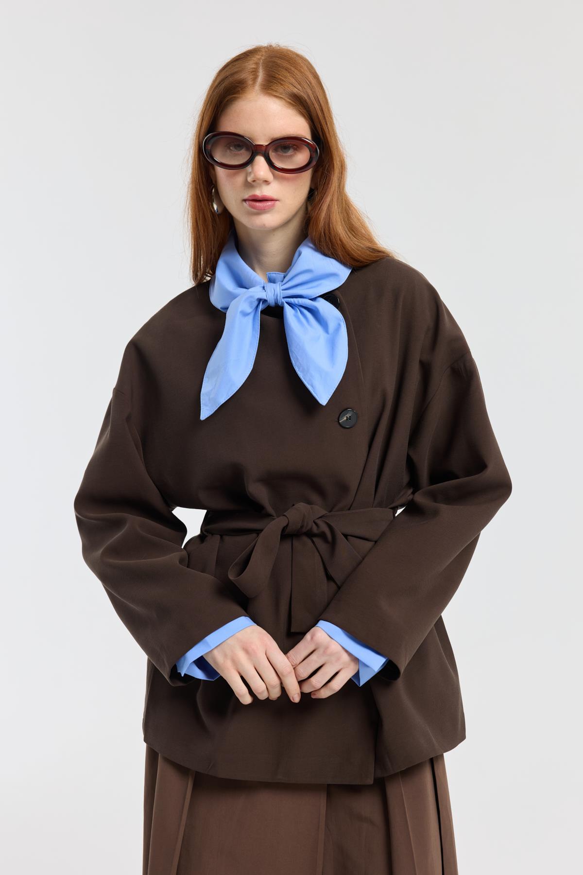 Sofya Trench Kahve