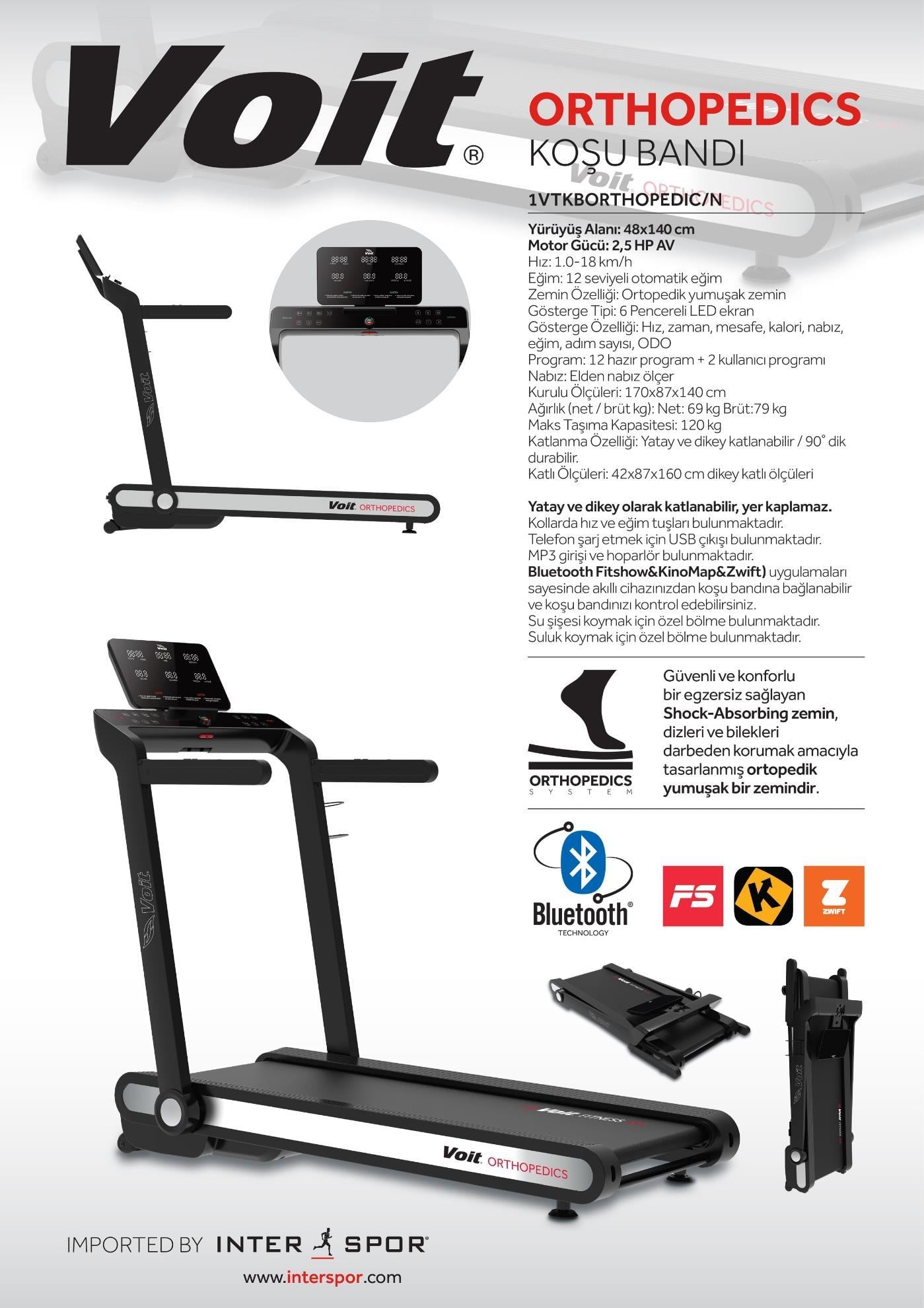 VOİT ORTHOPEDICS  KOŞU BANDI NEW