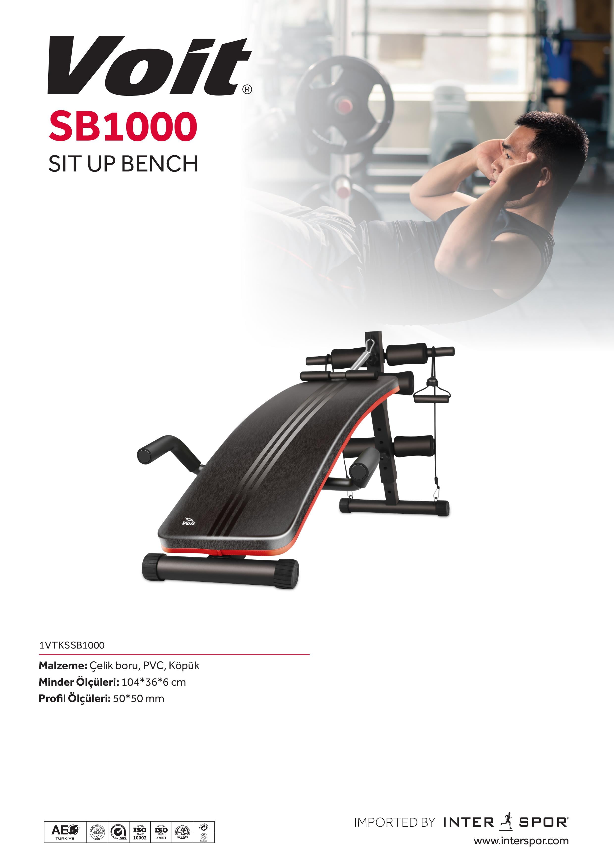 VOİT SB1000 SIT UP BENCH MEKİK