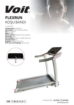 FLEXRUN OTOMATİK EĞİMLİ KOŞU BANDI/V1