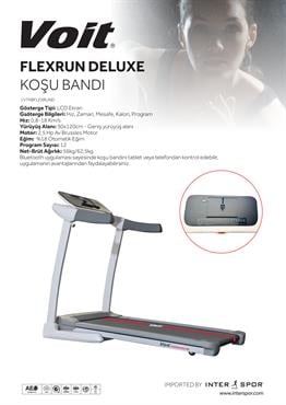 VOİT FLEXRUN DELUXE OTOMATİK EĞİMLİ KOŞU BANDI