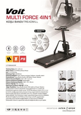 VOIT MULTI FORCE 4IN1 KOŞU BANDI