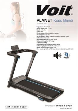 VOİT PLANET OTO. EĞİMLİ KOŞU BANDI.SYH