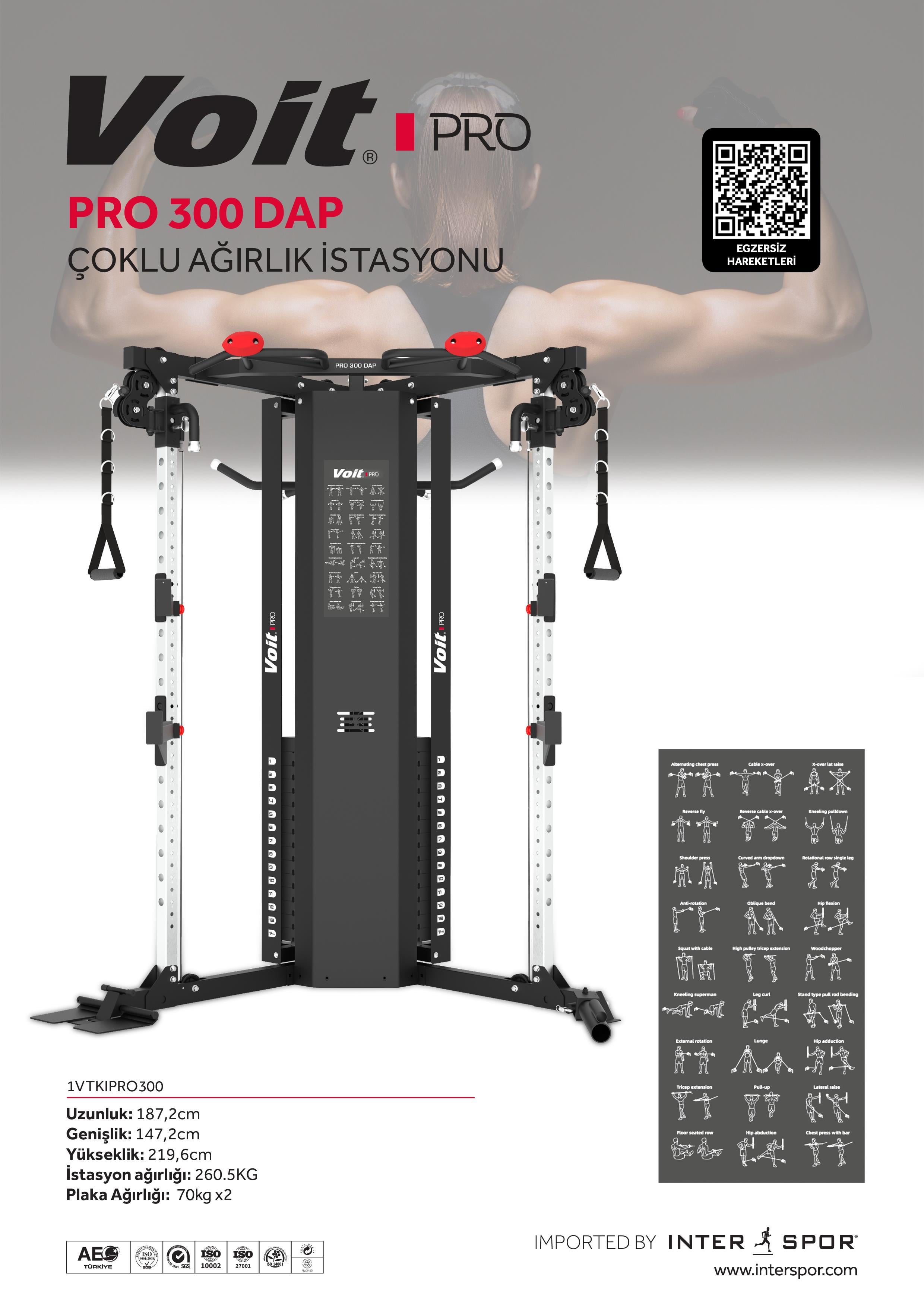 Voit PRO 300 DAP Çoklu Ağırlık İstasyonu