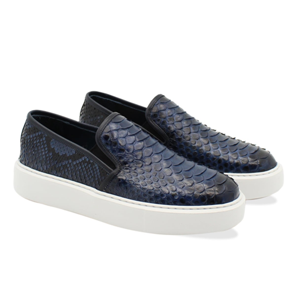 VARIO ORJ.PİTON LACİVERT (Original Python Navy Blue)