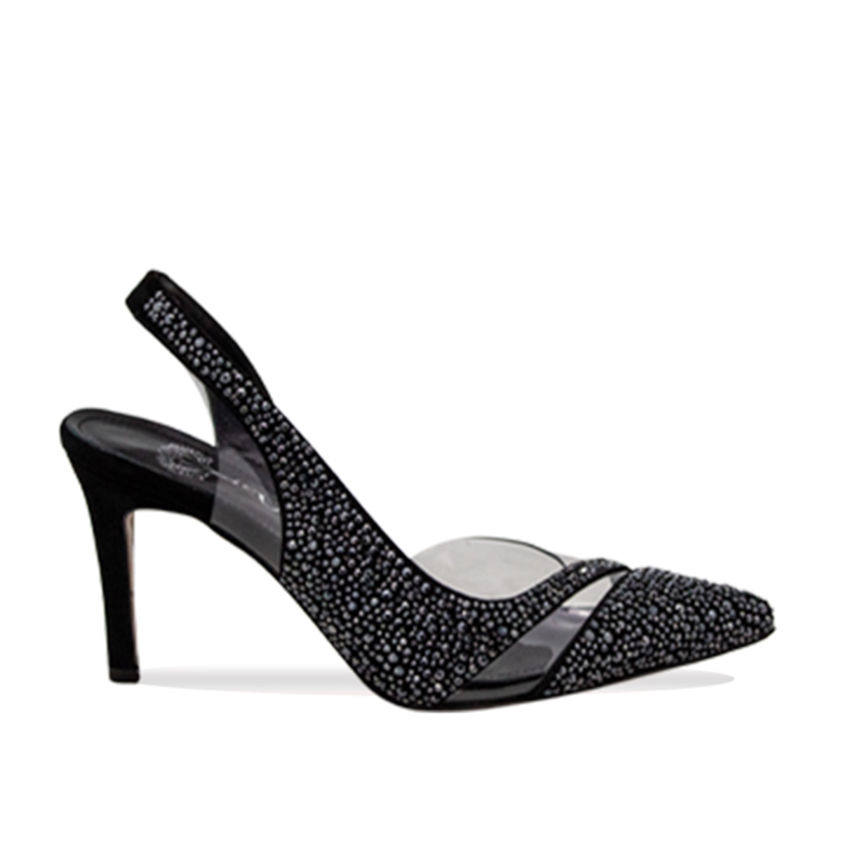 VARIO SIYAH SUET TAŞLI (Black Suede Stone)