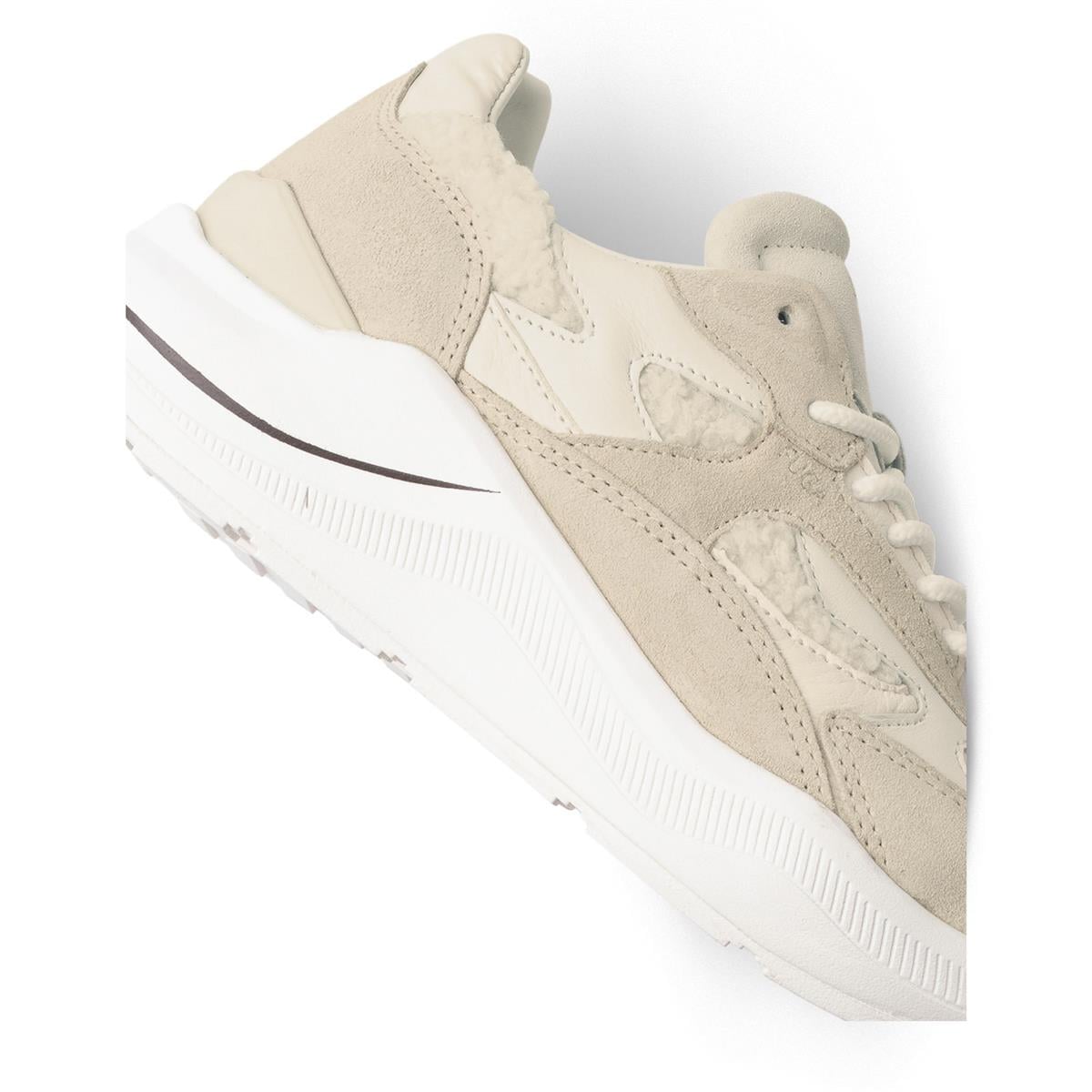 D.A.T.E. Hakiki deri koşu ayakkabısı H66 WHITE/BEIGE