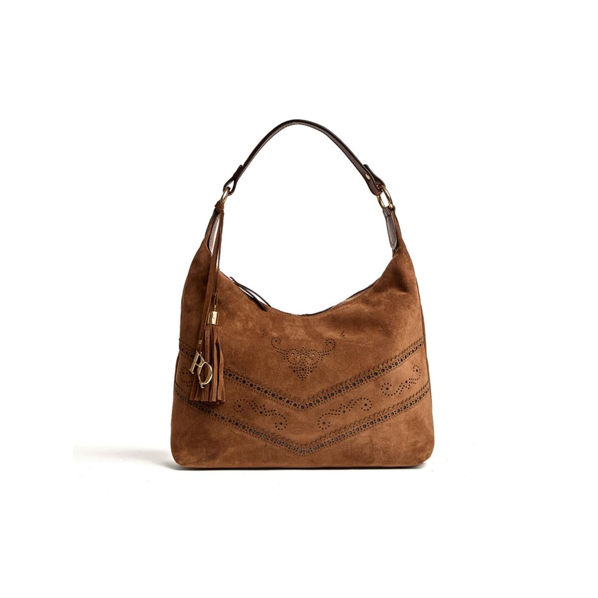 BOLSO Z188 TABA SÜET (Tan Suede))