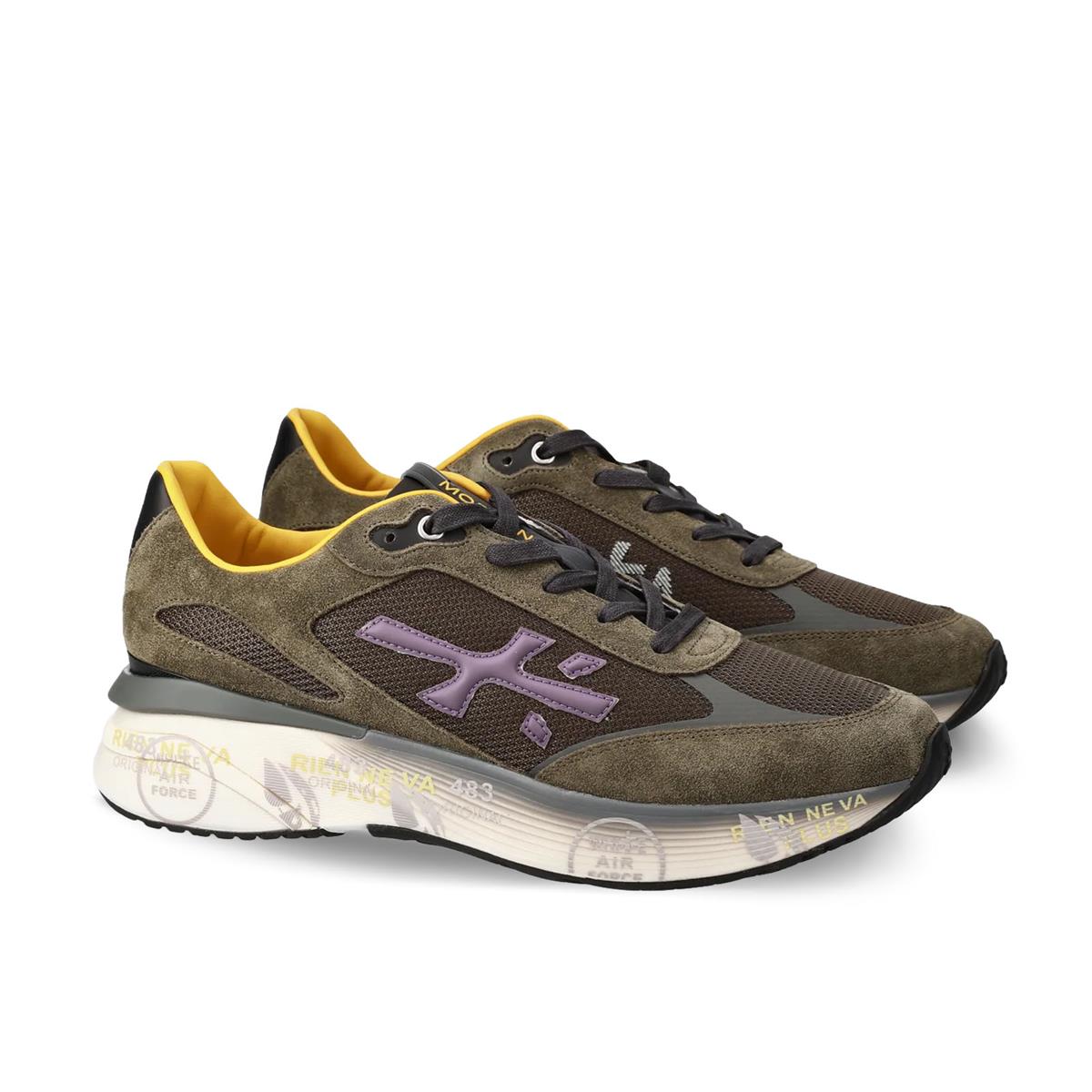 PREMIATA 7771 KAHVERENGİ/ASKERİ YEŞİL