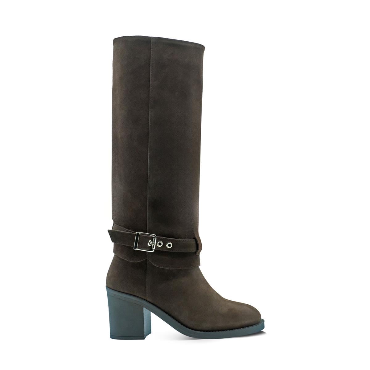 VARIO Z590 YARMA SUET KAHVE 490 C63 (Split Suede Brown)