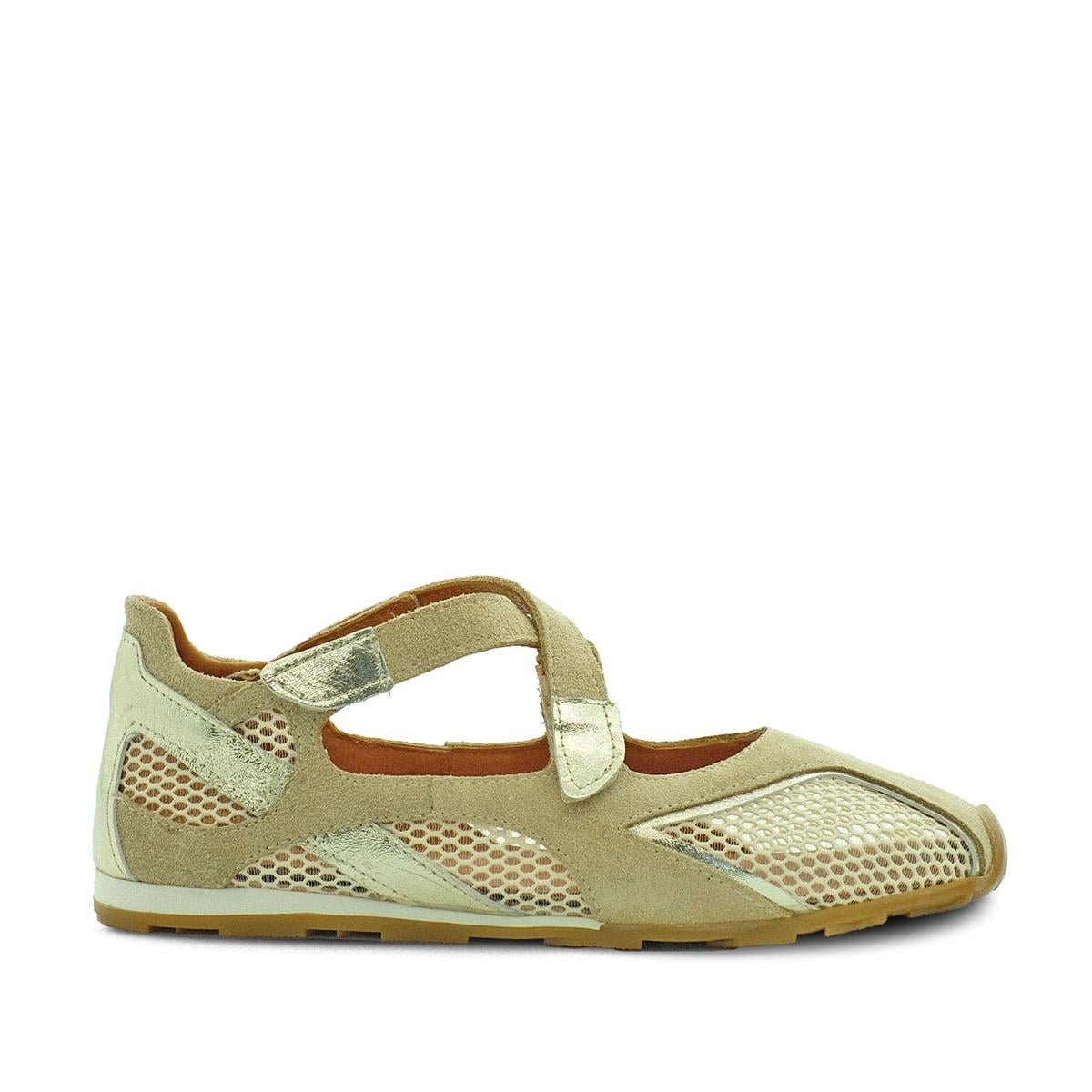 VARIO Hakiki Yarma Süet File Babet Z631 YARMA SÜET BEJ (Split Suede Beige)