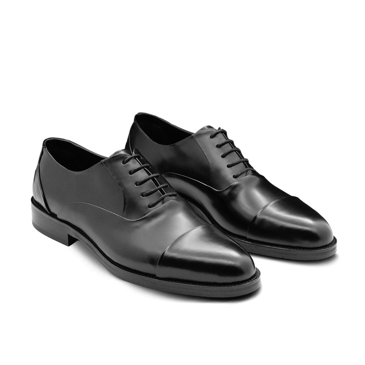 VARIO Hakiki Deri Klasik Erkek Ayakkabısı 7107 BLACK (Siyah)