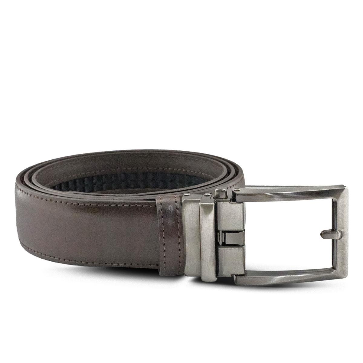 VARIO Ayarlanabilir Tokalı Hakiki Deri Erkek Kemer Z601 KAHVE YARMA