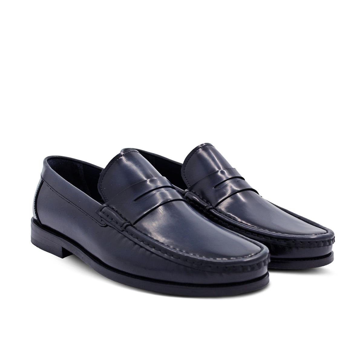 VARIO R89 LACIVERT ACMA (Navy Blue Shiny Leather)