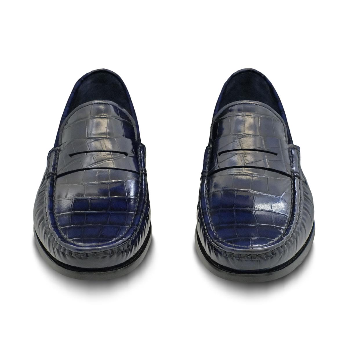 VARIO Z335 LACİVERT BASKI KROCO (Navy blue print croco)