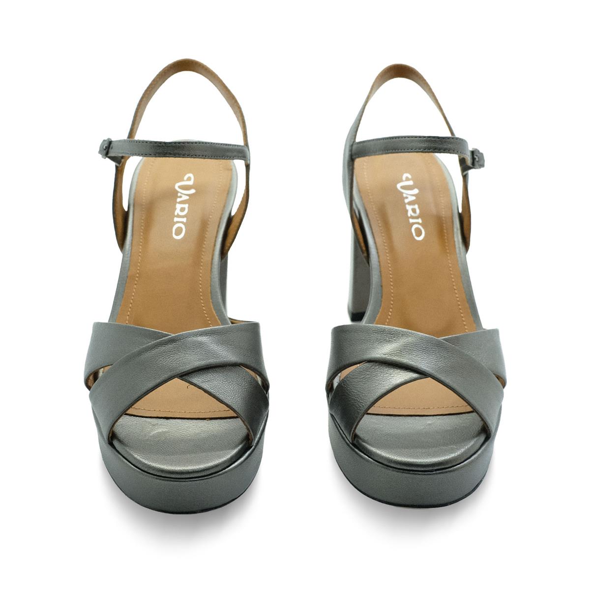 VARIO Hakiki deri Platformlu Ayakkabı J24 ANTRACITE