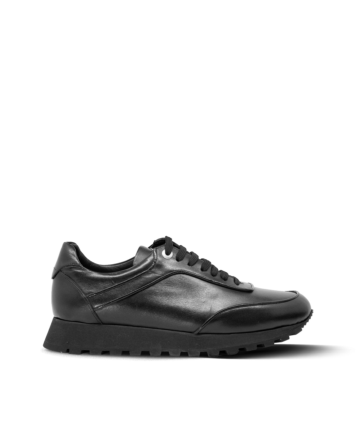 VARIO Hakiki Deri Bağcıklı Erkek Ayakkabı 053 SIYAH (Black)