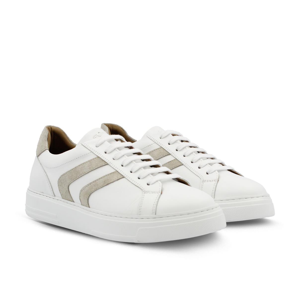 VARIO BEYAZ BEJ SÜET (White Beige Suede)