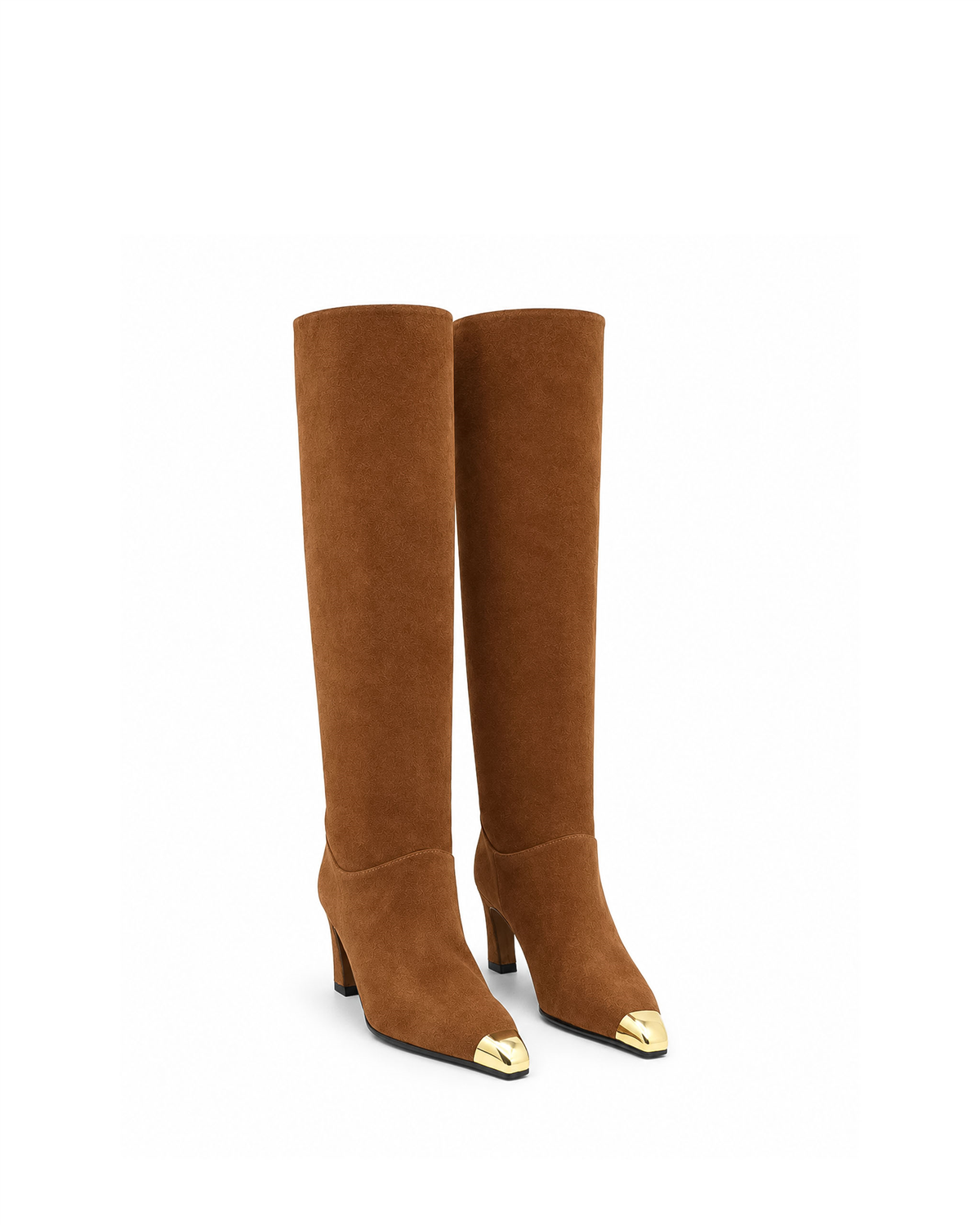 VARIO Hakiki Süet Deri Diz Üstü Çizme Z188 TABA SÜET (Tan Suede))