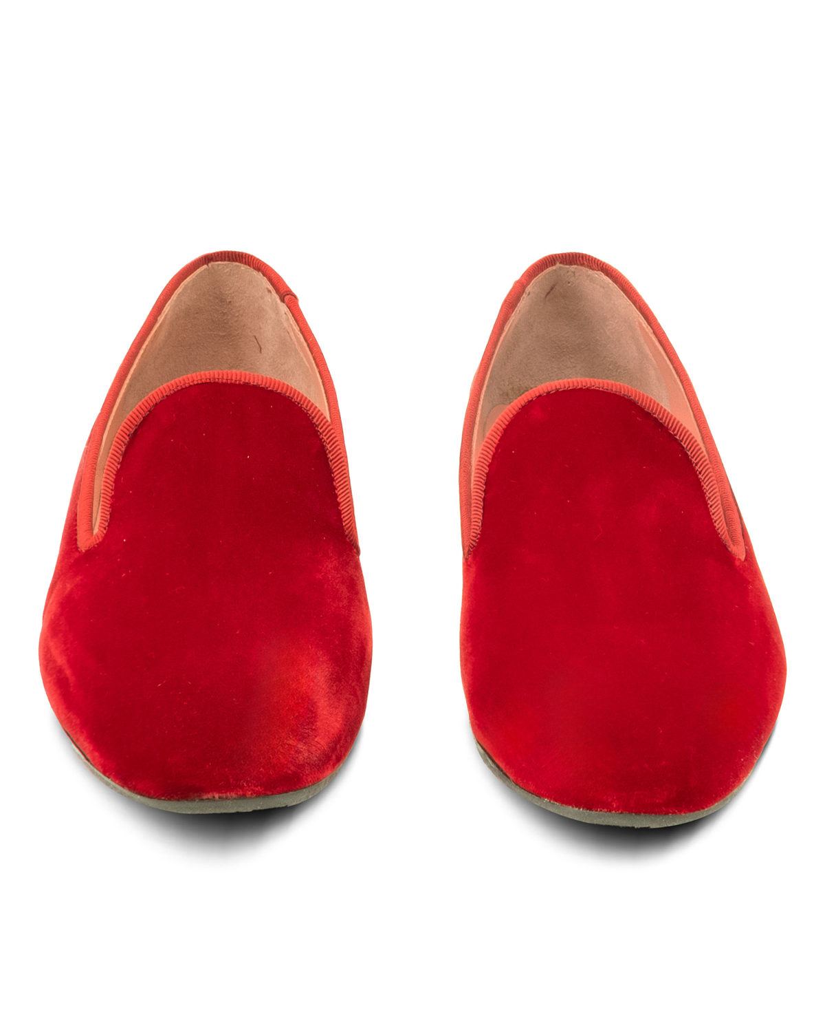 VARIO Kadife Loafer Z640 KIRMIZI KADİFE (Red Velvet)
