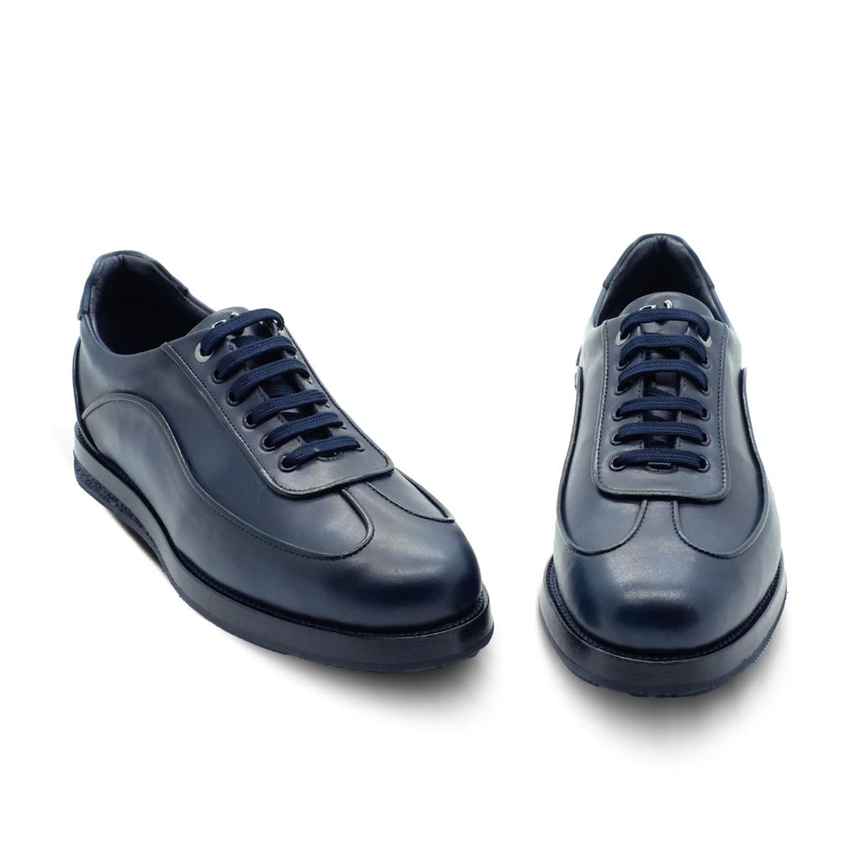 VARIO Gerçek deri Bağcıklı Kauçuk Taban 051 LACİVERT (Navy blue)