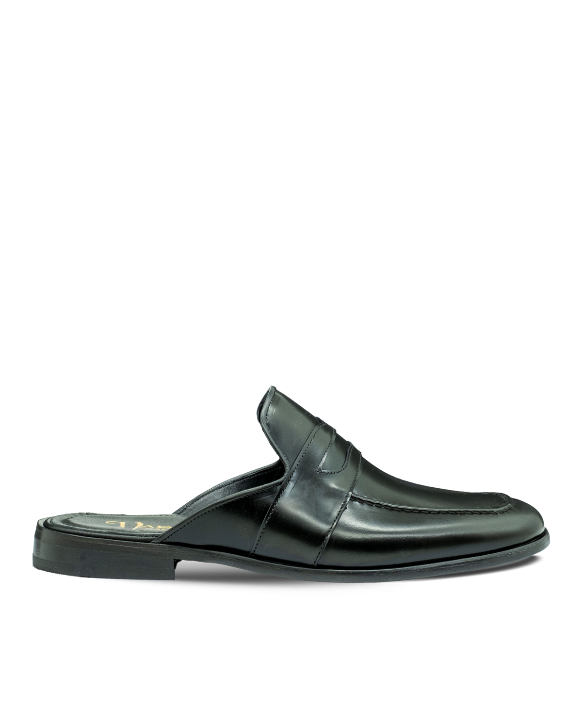 VARIO Hakiki Deri Erkek Terlik Loafer R68 SIYAH ACMA (Black Turning)