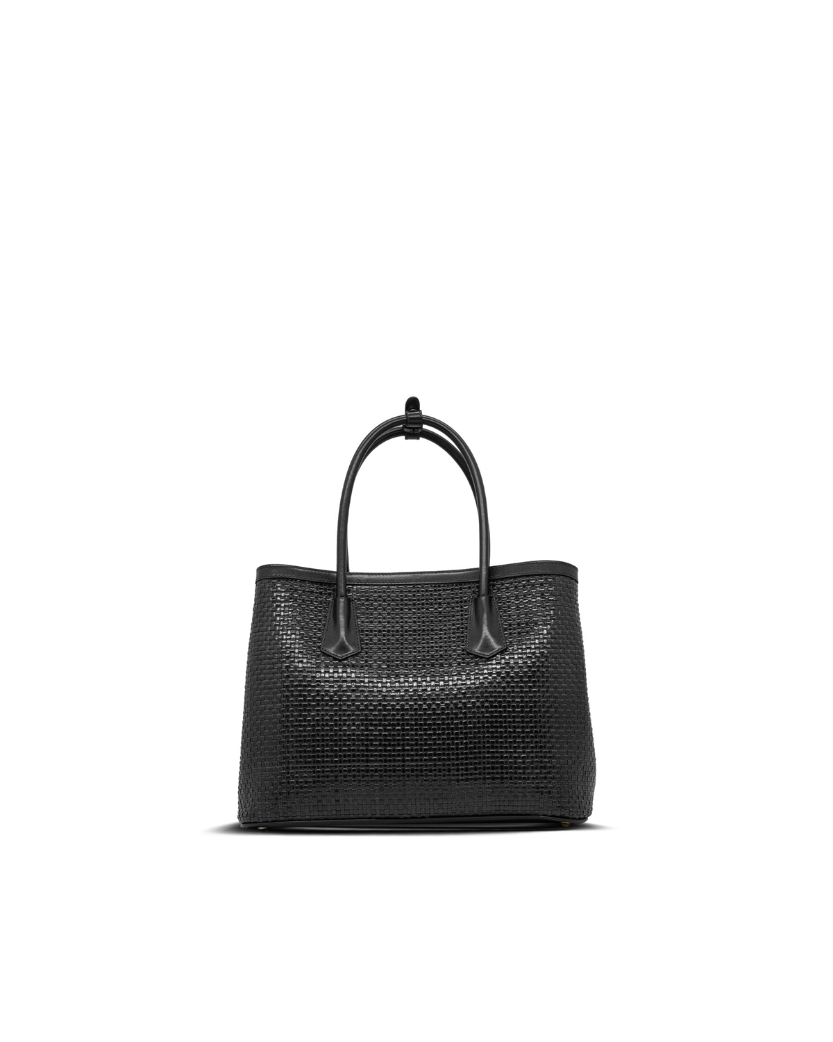 VARIO Hakiki Deri Örgü Kadın Çanta Z139 Siyah Örgü (Black Knitting)
