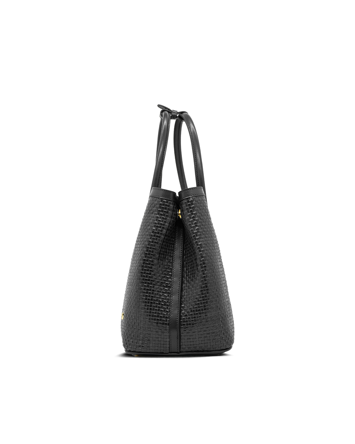 VARIO Hakiki Deri Örgü Kadın Çanta Z139 Siyah Örgü (Black Knitting)