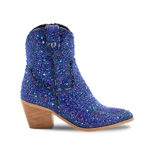 VARIO LACİVERT SUET MAVİ TAŞLI