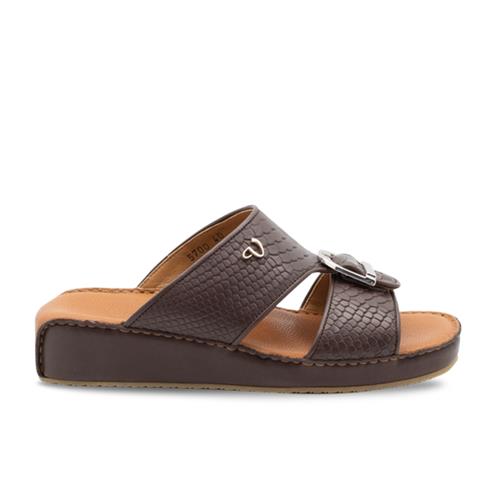 VARIO KAHVE DERİ YILAN BASKI (Brown Leather Snake Print)