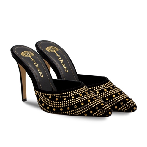 VARIO SIYAH SUET - GOLD