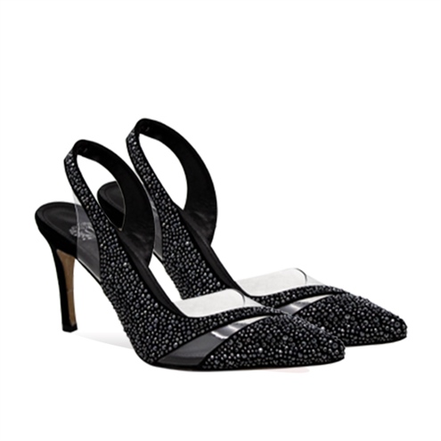 VARIO SIYAH SUET TAŞLI (Black Suede Stone)