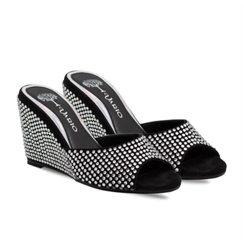 VARIO SIYAH SUET (BEYAZ TASLI)