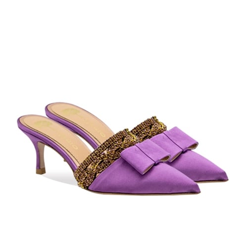 VARIO KUMAS SATEN LILA BAKIR R8459