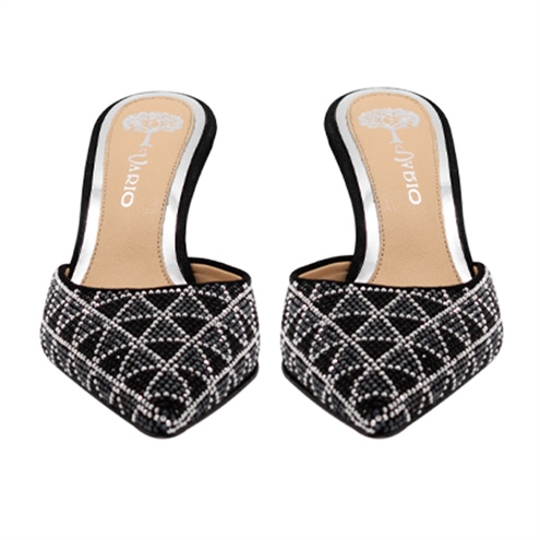 VARIO SIYAH SUET TAŞLI C1219