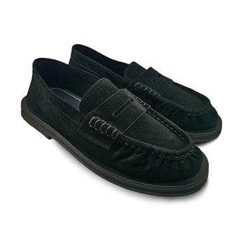 ATTIMONELLIS Hakiki Deri Makosen Erkek Ayakkabı Z524 SÜET SİYAH C03 (Suede Black)