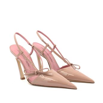 BLUMARINE RUGAN KOYU ALLIK (Patent Leather Dark Blush)
