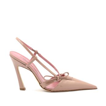 BLUMARINE RUGAN KOYU ALLIK (Patent Leather Dark Blush)
