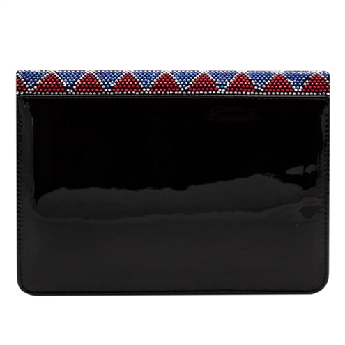 VARIO SIYAH RUGAN MAVI BORDO TAŞLI